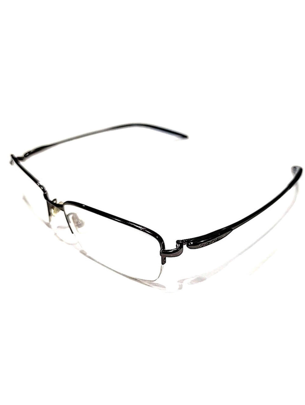 Denali Limit Gunmetal Black Rectangle Eyeglasses 55-18 145 Bad Screw Read